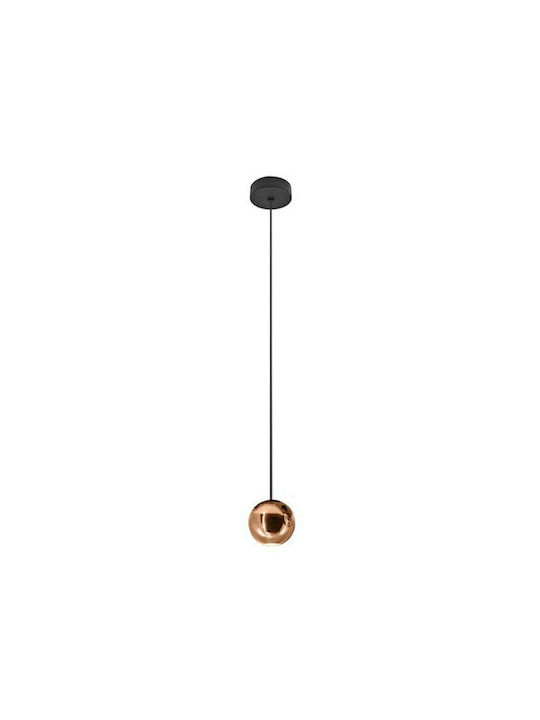 Zambelis Lights Pendant Light LED with Warm White Light Bronze