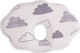 Kikka Boo Ergonomic Clouds Baby Sleep Pillow Memory Foam White 19x29cm
