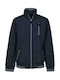 Losan Kids Sports Jacket Short Windproof Double Sided Navy Blue