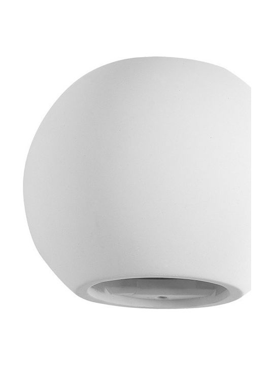 Adeleq Modern Wall Lamp with Socket G9 White