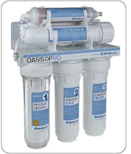 Atlas Filtri Σύστημα Αντίστροφης Όσμωσης 6 Σταδίων Oasis DP STD RO