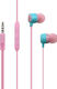 iNOS Flatron 2 In-ear Handsfree με Βύσμα 3.5mm Ροζ