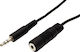 Roline 3.5mm male - 3.5mm female Cable Black 3m (11.09.4353-50)