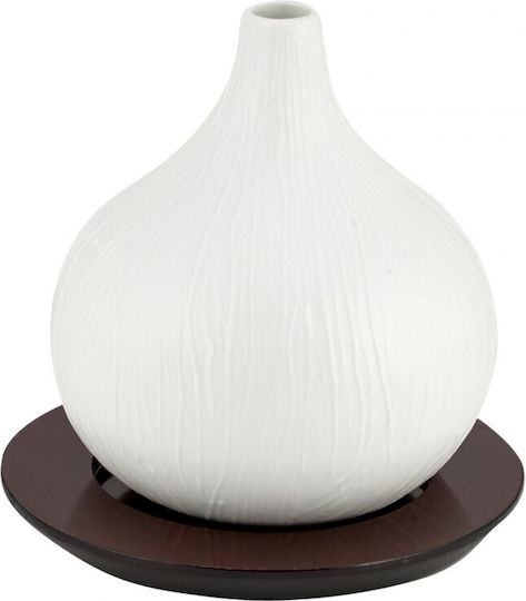 WM Collection Βάζο Πορσελάνης Λευκό Φ20xΥ20cm
