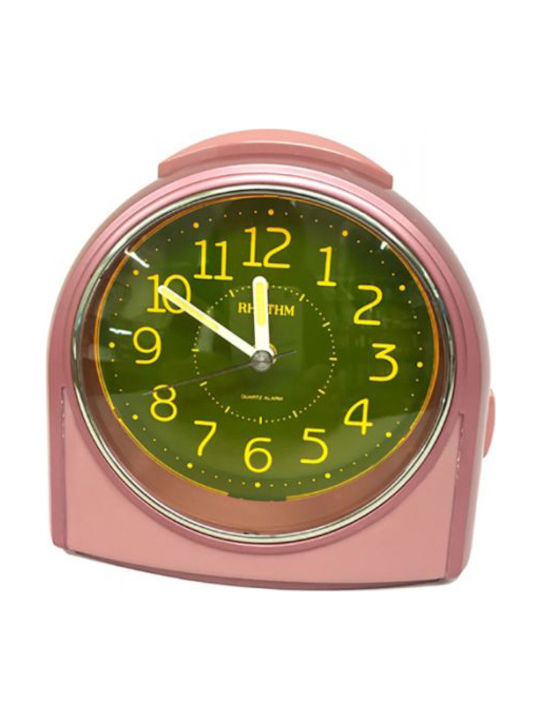 Rhythm Επιτραπέζιο Ρολόι με Ξυπνητήρι 4RA432WR13