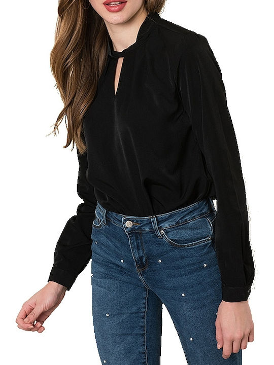 Only Women's Blouse Long Sleeve Black