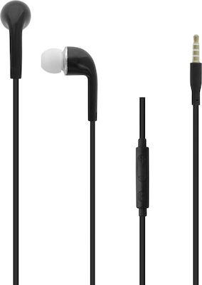 Lamtech Mobile Earphones In-ear Handsfree με Βύσμα 3.5mm Μαύρο