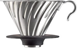 Hario V60 Coffee Dripper Ανοξείδωτο 145x120x90mm Hario V60 Coffee Dripper Ανοξείδωτο 145x120x90mm