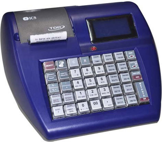 ICS Top Ταμειακή Μηχανή Blue σε Μπλε Χρώμα