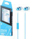Moveteck Stereo În ureche Handsfree cu Mufă 3.5mm Albastru