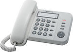 Panasonic KX-TS520EX2 Електрически телефон Офис Бял