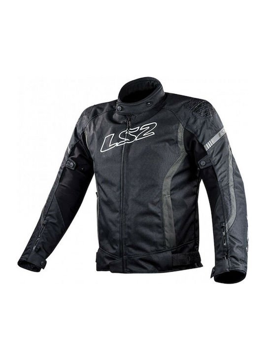 LS2 Gate Men's Riding Jacket 4 Seasons Waterproof Black