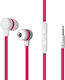 Puro IPHF16PNK In-ear Handsfree με Βύσμα 3.5mm Ροζ