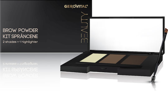 Gerovital Brow Powder Παλέτα για Φρύδια 5gr