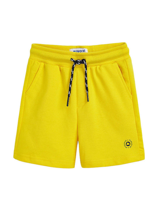 Mayoral Kids Shorts/Bermuda Fabric Yellow