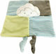 Kikka Boo Babydecke Doudou Sleepy Clouds aus Stoff für 0++ Monate