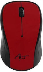 Art AM-92 Wireless Mouse Red