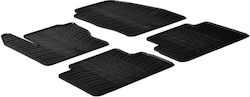 Gledring Set Front and Back 4pcs for Ford C-Max 2010-2014 Black