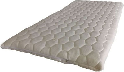 Strom Eco Semi Double Foam Mattress Topper Foam 3+ Aloe Vera with Aloe Vera & Removable Cover 120x200cm