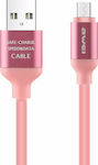 Awei CL-81 Regulär USB 2.0 auf Micro-USB-Kabel Rosa 1m 1Stück