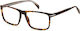 David Beckham Plastic Eyeglass Frame Brown Tort...