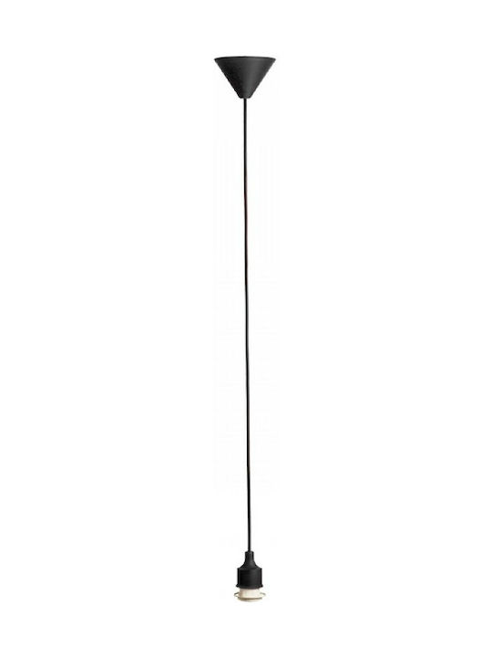 Rendl Light Studio Lisa Pendant Light Suspension for Socket E27 Black