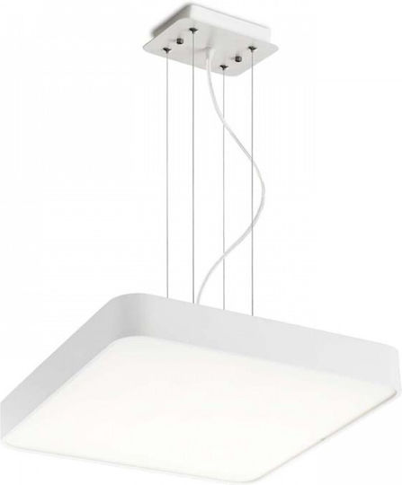 Rendl Light Studio Mensa SQ 48 Τετράγωνο Κρεμαστό LED Panel με Θερμό Λευκό Φως 3000K