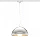 Rendl Light Studio Sintra Pendant Light Single-Light Bell for Socket E27 Silver