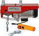 Kraft & Dele Elektrohebezeug for Load Weight up to 800kg in Rot Color