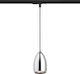 Rendl Light Studio Babades Pendant Light Single-Light Rail for Socket GU10 Silver