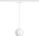 Rendl Light Studio Copa Pendant Light Single-Light Bell for Socket E27 White