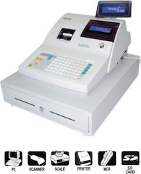 SAM4S ER-420 EJ NET Cash Register Flat Keyboard - 4th generation in White Color