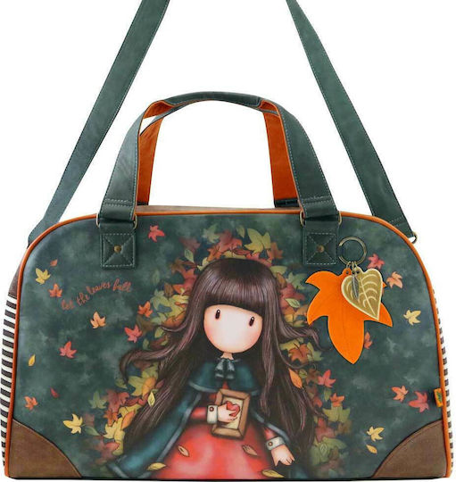 Santoro Autumn Leaves Sack Voyage Green L50xW23xH31cm