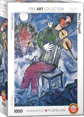 The Blue Violinist by Marc Chagall Puzzle 2D 1000 Stücke