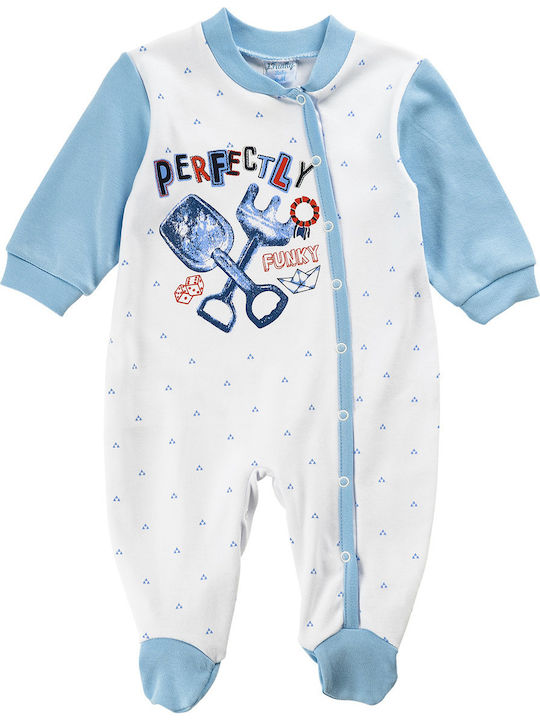 Funky Baby Bodysuit Set Long-Sleeved White