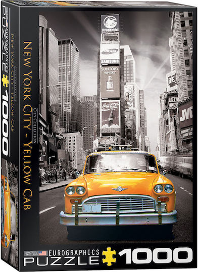 Пъзел New York City Yellow Cab 2D 1000 Части