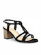 Leder Sandalen Schwarz