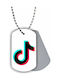 TIK TOK neck ID card - White