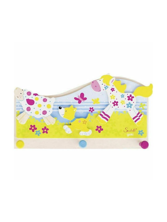 Goki Wooden Kids Wall Hanger