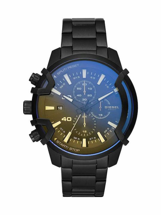 Diesel Griffed Ανδρικό Ρολόι 48mm Χρονογράφος Μ...