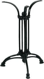 Woodwell Eko Table Stand made of Cast Iron in Black Color 49x49x71cm