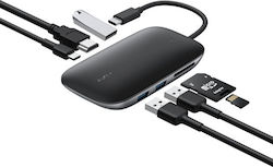 Aukey Unity Link PD II USB-C Dockingstation mit HDMI 4K PD Aukey Unity Link PD II USB-C Dockingstation mit HDMI 4K PD