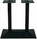 Woodwell Pyramid Table Stand made of Cast Iron in Black Color 73x40x72cm