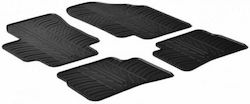 Gledring Set Față și Spate 4 Bucăți Pentru Mitsubishi Asx Citroen C4 Aircross 2012-2016 Negre