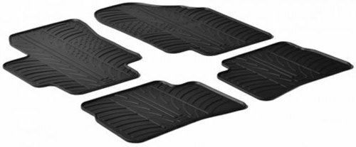 Gledring Σετ Μπροστινά και Πίσω Πατάκια 4τμχ για Mitsubishi Asx Citroen C4 Aircross 2012-2016 Μαύρα