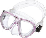 Seac Kids' Diving Mask Procida Junior Silter Clear Pink Pink