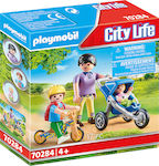 Playmobil Viața în oraș Mother with Children pentru 4+ ani