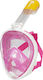 Bluewave Kids' Silicone Full Face Diving Mask Pink S/M Pink