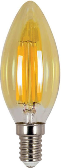 Vivalux LED Bulb 4W for Socket E14 and Shape C35 Warm White 380lm