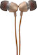 Treqa EP-722 In-ear Handsfree Headphones with Connector 3.5mm Gold